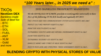 2035 BANKLESS PROSPERITY MANIFESTO: Includes your Health, Sound Cryptos, Metals and More