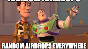 random airdrops, random airdrops everywhere