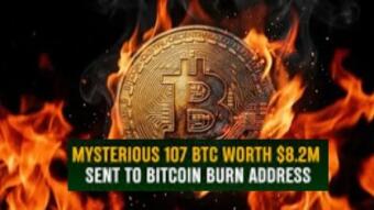 Why Did Someone Burn 107 BTC ($8 Million)? The Hypotheses