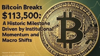 Bitcoin Breaks $113,500: A Historic Milestone Driven by Institutional Momentum and Macro Shifts