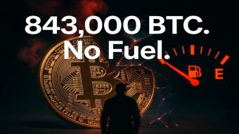 Saylor Holds 843,000 Bitcoin and His Company Is Still Running Out of Road