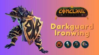 Splinterlands | The DARKGUARD IRONWING is an Overprotected Ranger with Cool Abilities