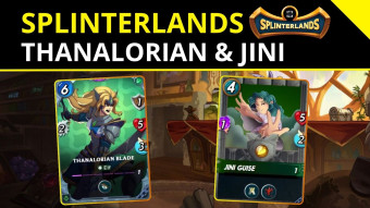 Splinterlands 🐉| Deck Upgrade - Thanalorian Blade & Jini Guise !