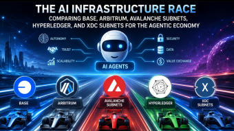 The AI Infrastructure Race: Comparing Base, Arbitrum, Avalanche Subnets, Hyperledger, and XDC Subnets for the Agentic Economy!