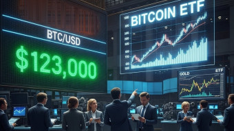 TradFi Returns as Bitcoin Hits $123K Amid Crisis and ETF Inflows Surge