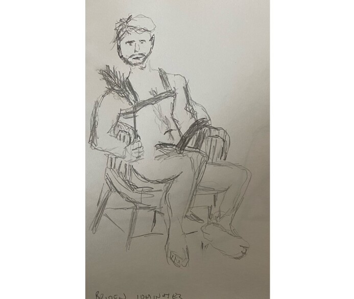 Briden: 10-minute timed pencil sketch