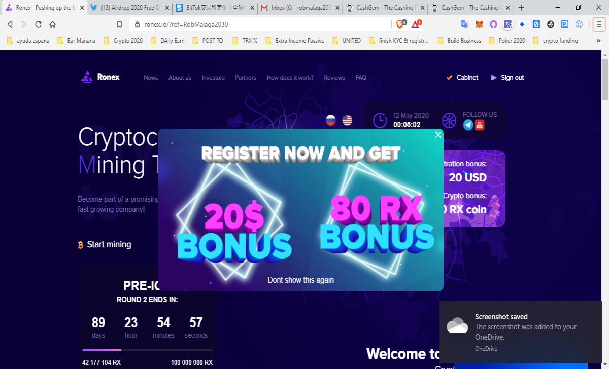 https://ronex.io/?ref=RobMalaga2030 #airdrop #new #may2020 #airdropalert #freetokens