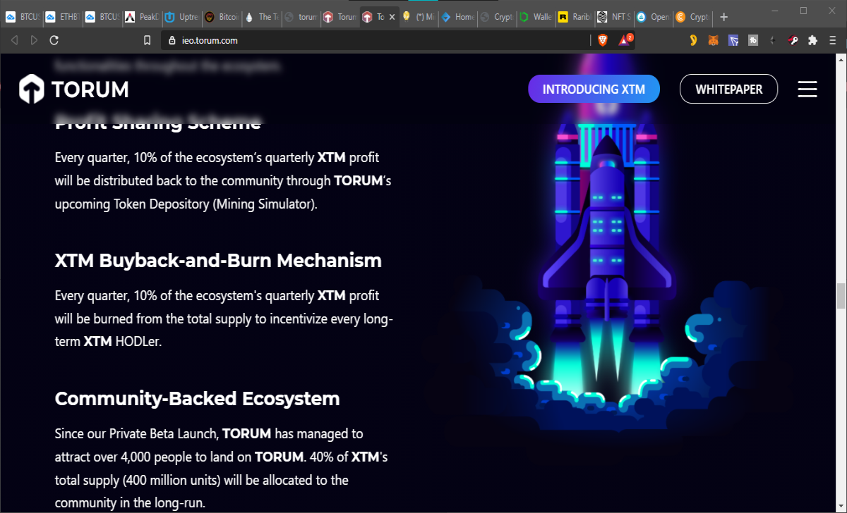 Torum token sale 2