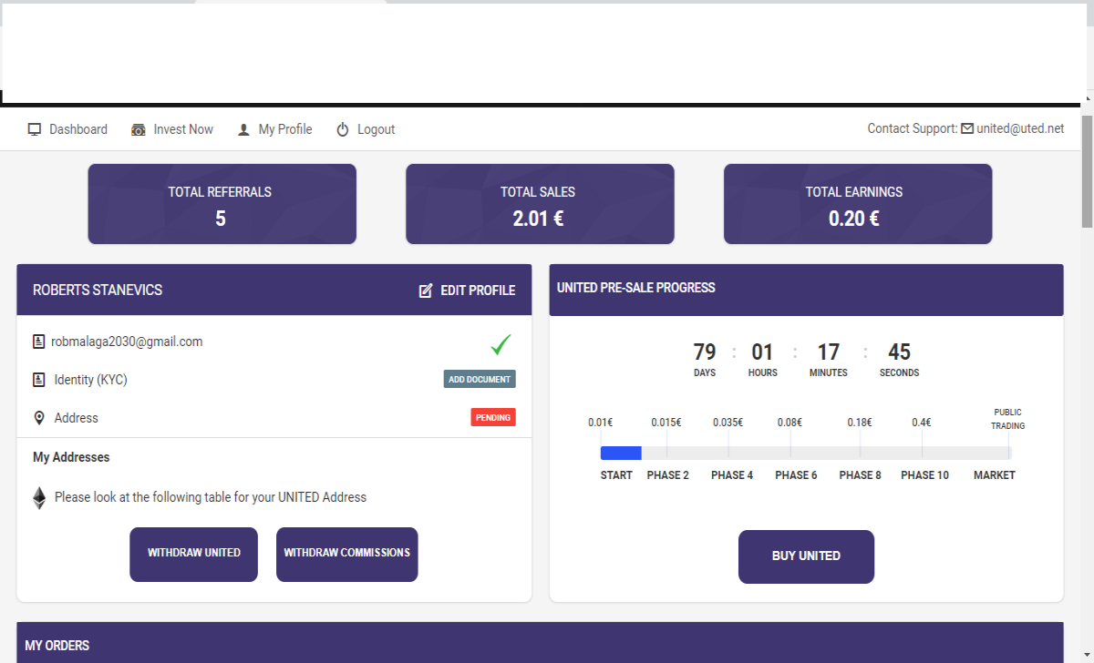 Best opportunity to earn money in May2020 #ETH Real Estate EARN BIG 1.Sign up  -> http://uted.net   2. Use invite email 10%+5% -> robmalaga2030@gmail.com  3.Invest in #real #Estate   4.Get Paid instantly in ETH for your friends and network. 5.Withdraws daily! #earncrypto