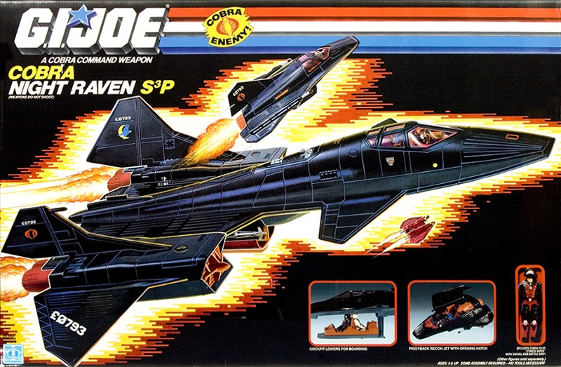 GI Joe Toys - Lockheed SR-71 Blackbird lookalike - The Night Raven