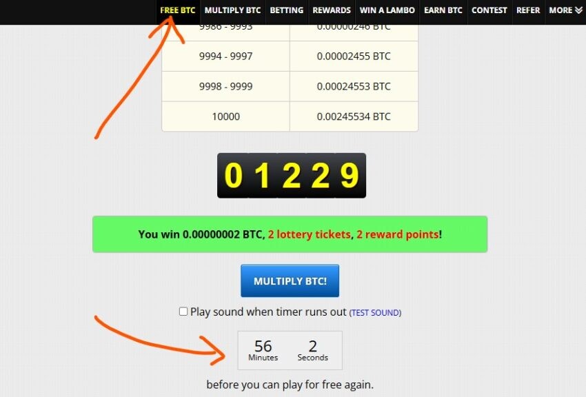 free btc
