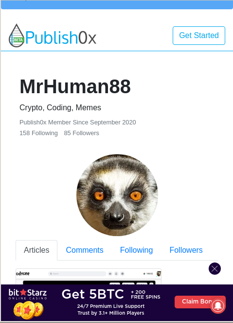 mrhuman88 publish0x profile