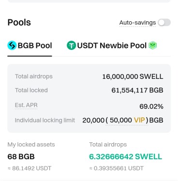 Bitget staking