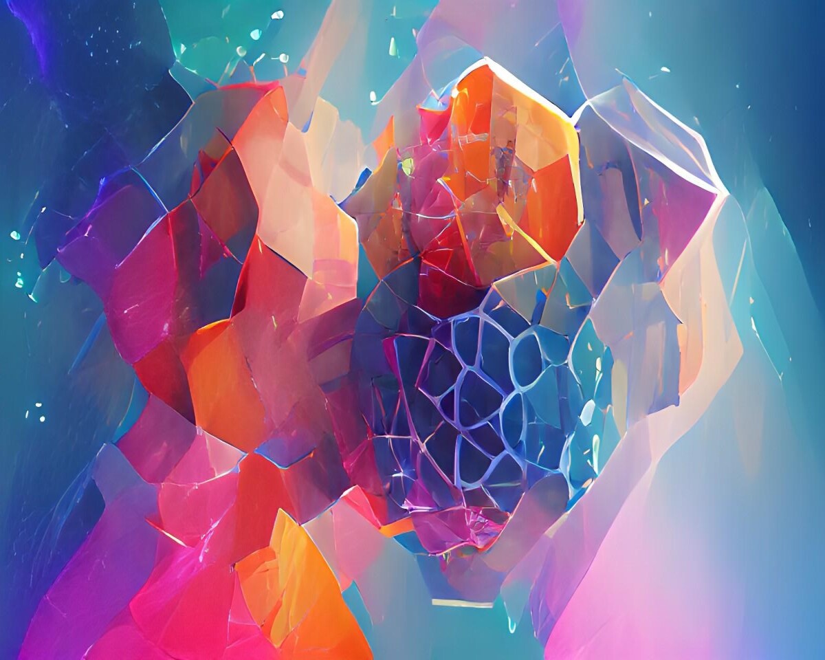Abstract digital artwork
