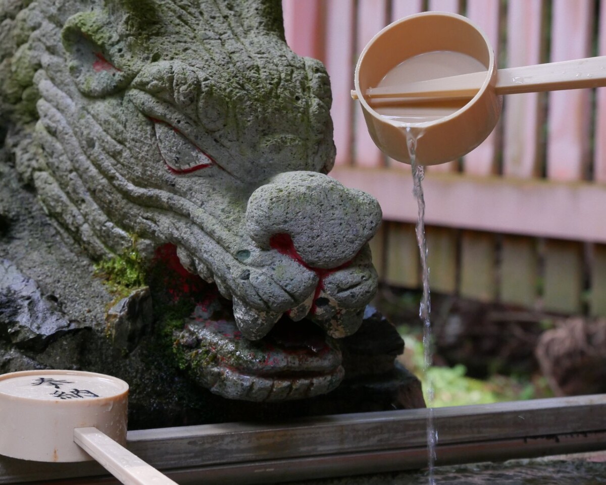 Dragon fountain