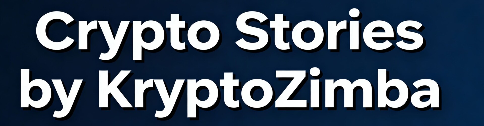 Crypto Stories By KryptoZimba