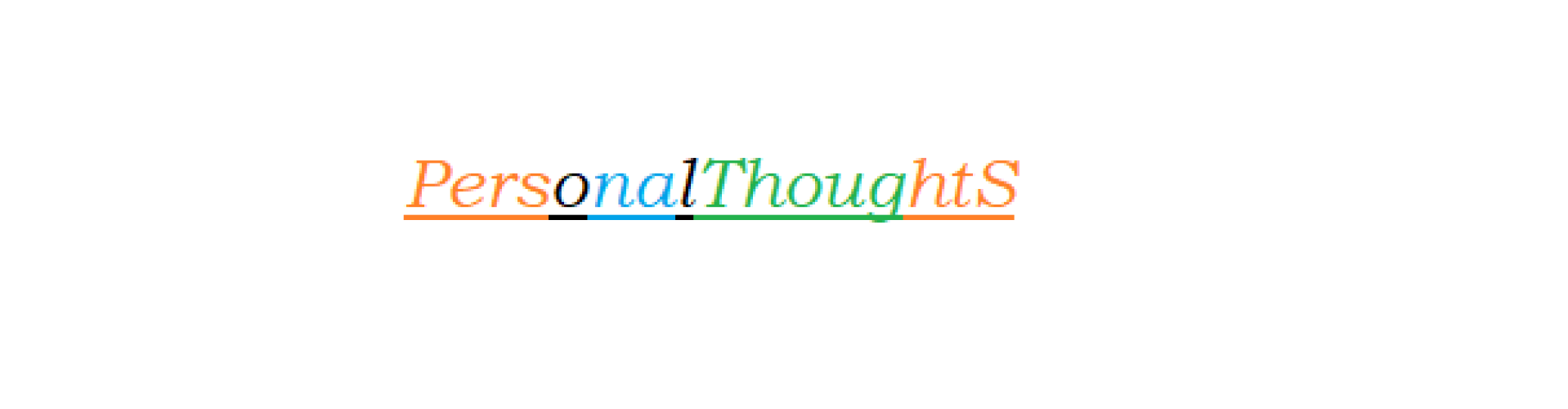 Personal Thoughts