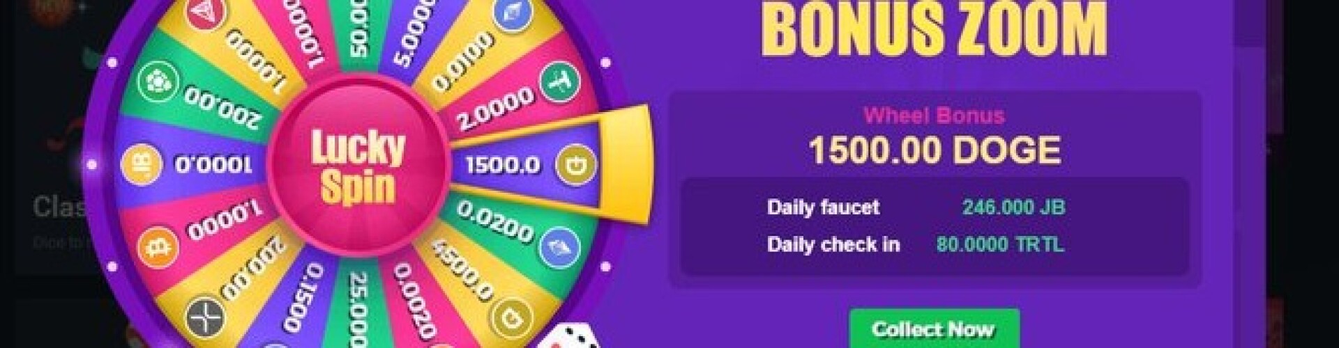 Daily Spin Reward Up to 1 BTC