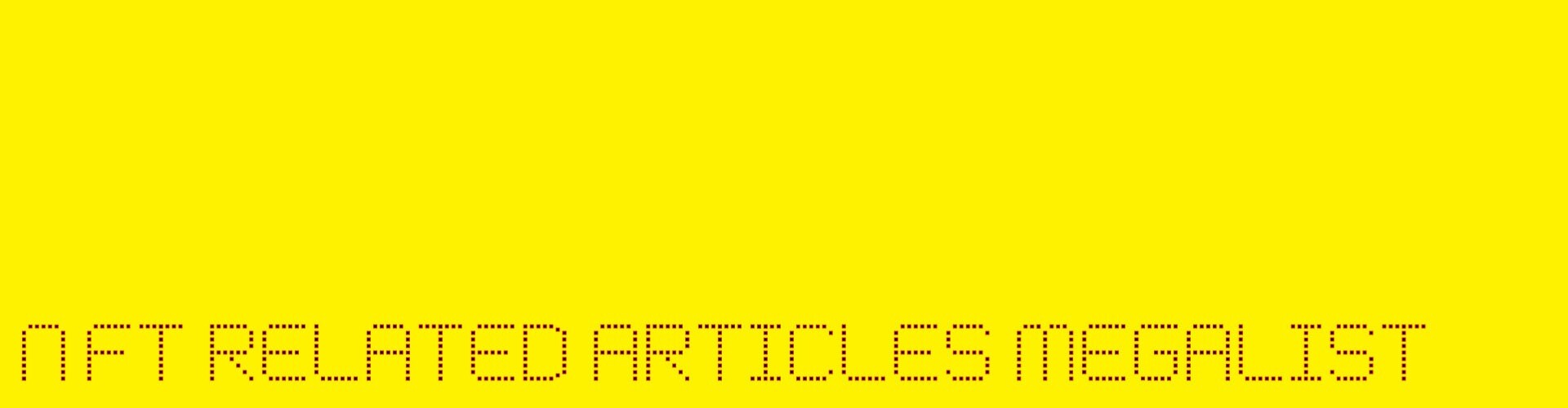 NFT Related Articles Megalist