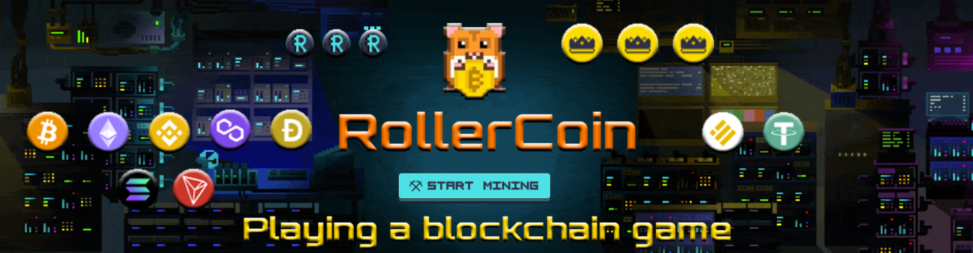 Rollercoin P2E Online Crypto games 2023