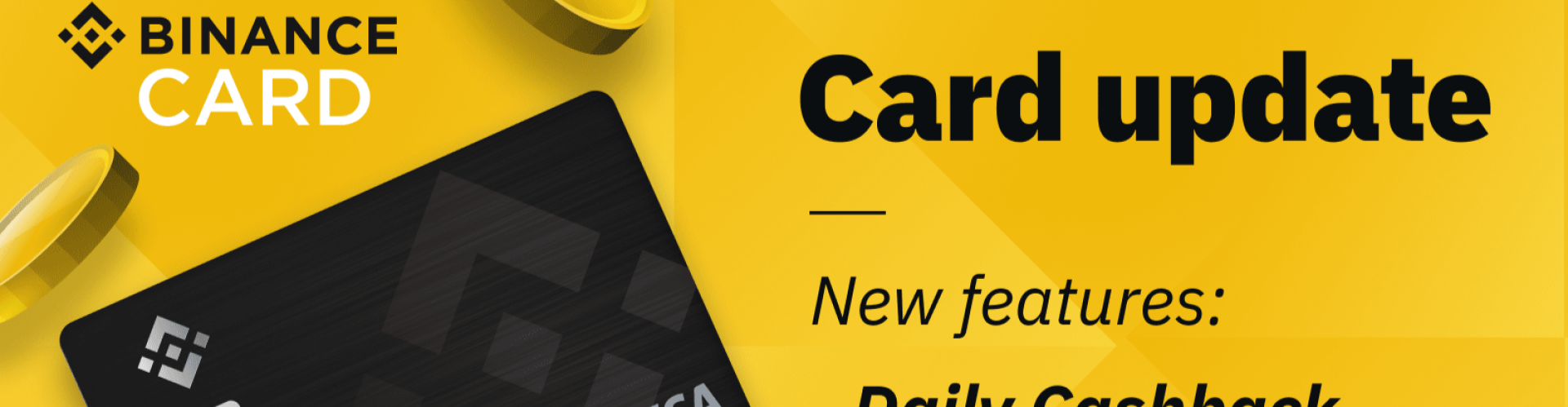 Binance exchange super wallet with 8% cashback car