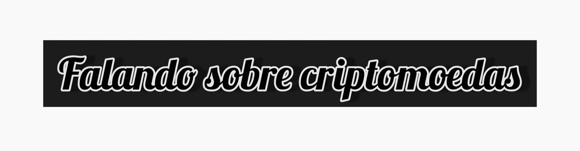 Falando sobre Criptomoedas