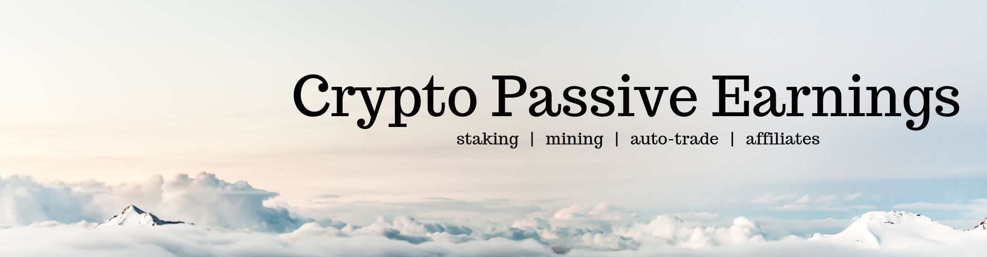 Crypto Passive Earnings