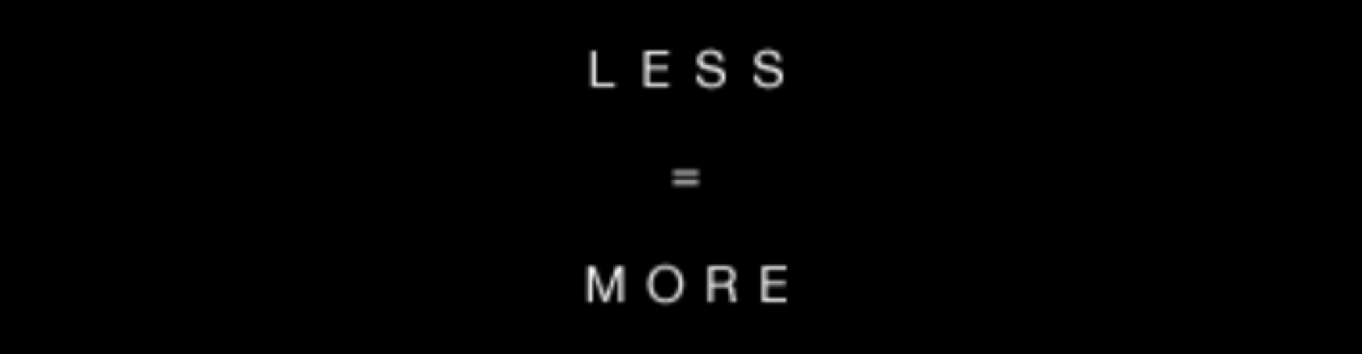 Minimalist Recipes