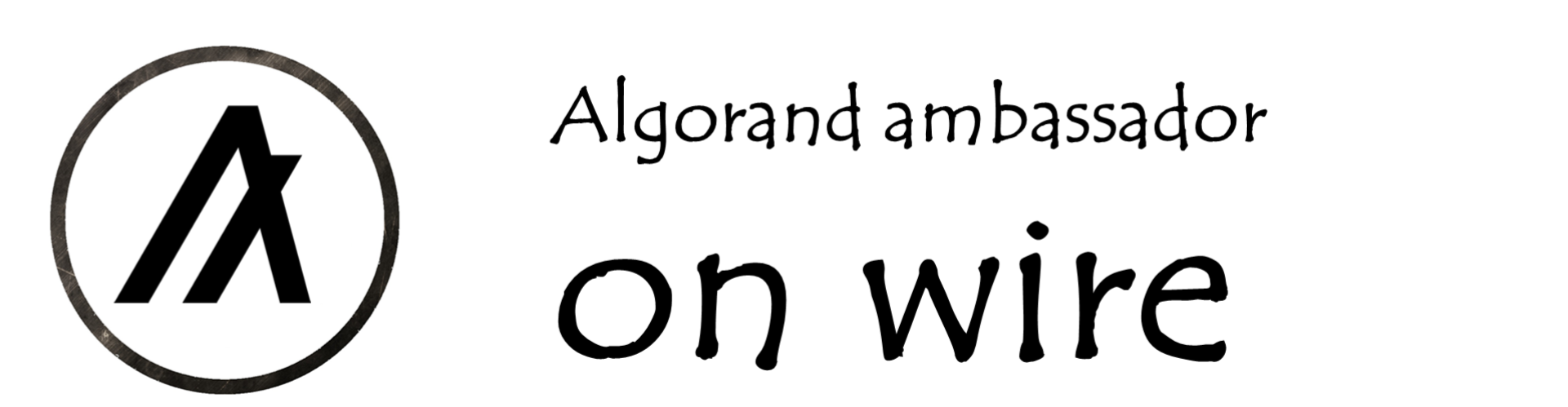 Algorand ambassador on wire