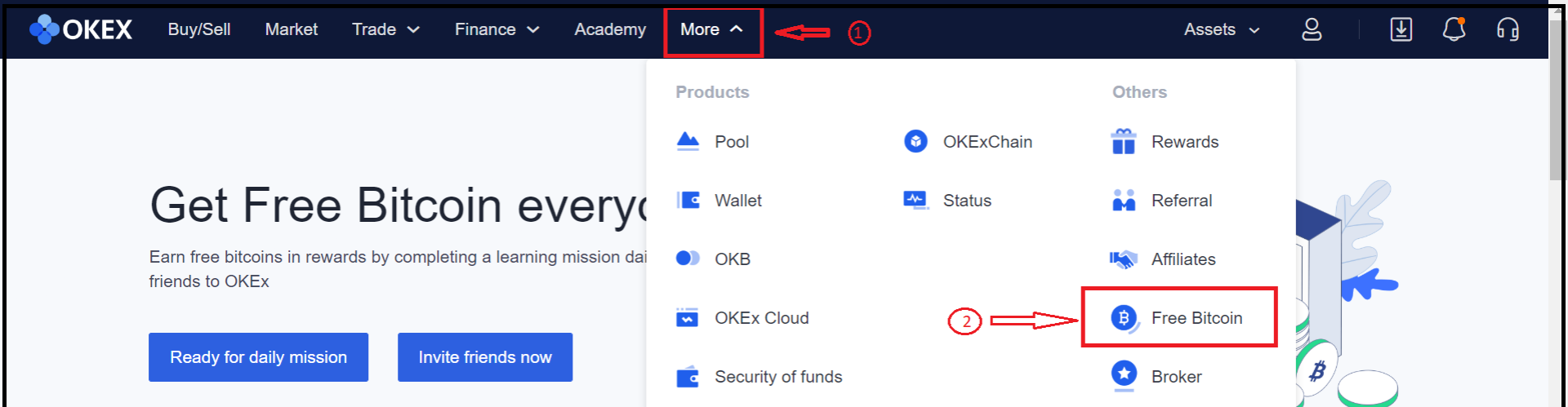 How to Earn Free Bitcoin on Okex Platform?