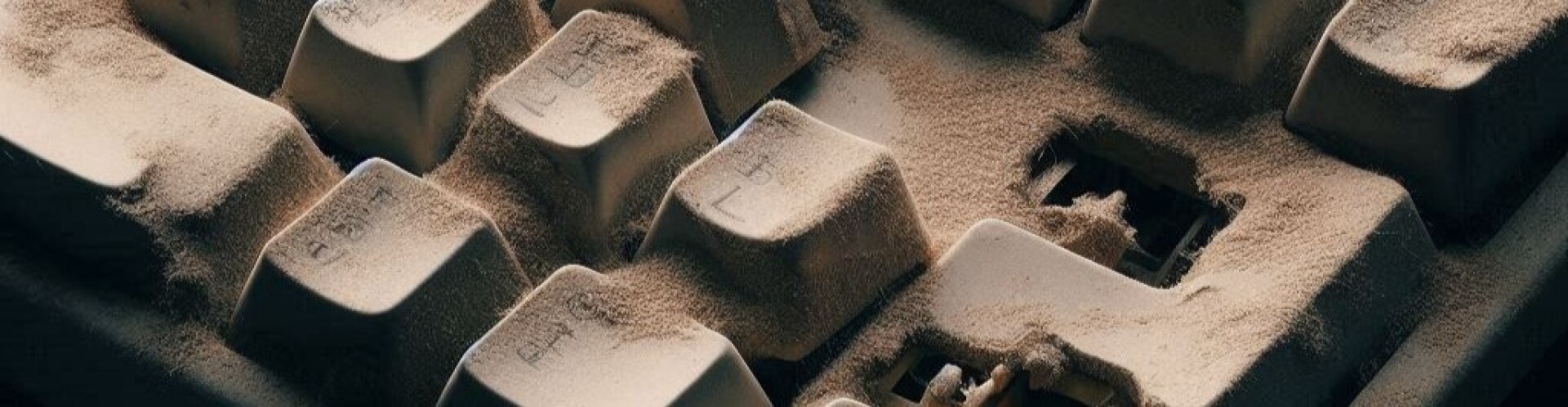 The broken keyboard