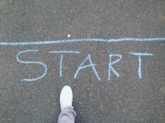 Starting line