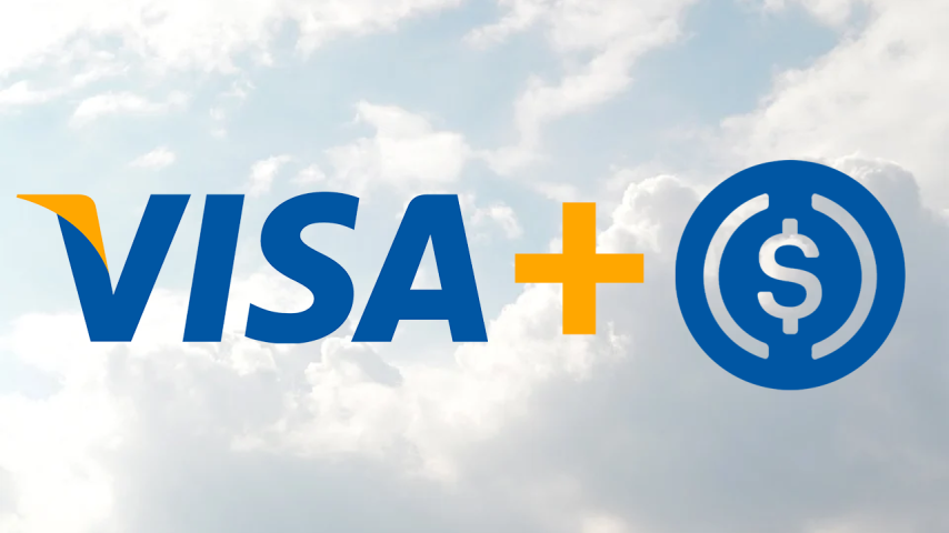 Visa accepts usd coin
