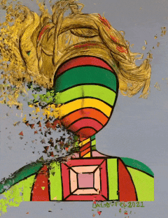 NFT Art Museum - Lalav's Between Lines Mythic