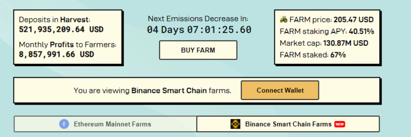 Welcome to Harvest finance