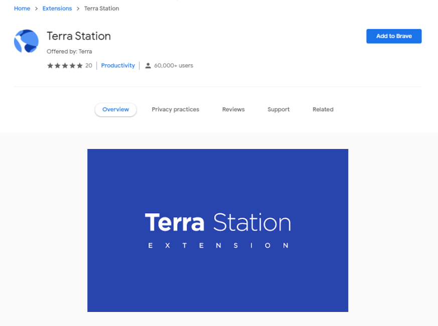 Terra Station wallet extension