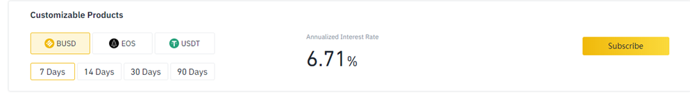 Binance Locked Savings