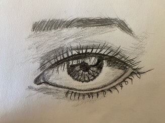 Eye - pencil sketch from 2021