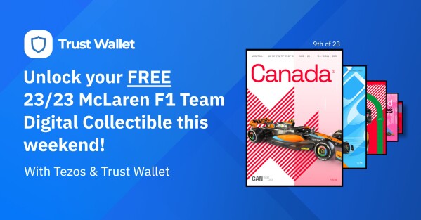 Free NFT from Trust Wallet and McLaren F1