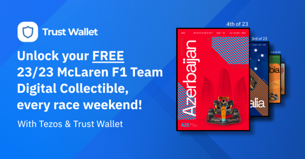 Free NFT from Trust Wallet and McLaren F1