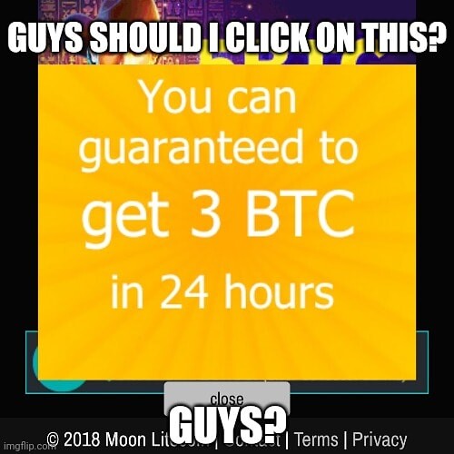 Clearly not a scam