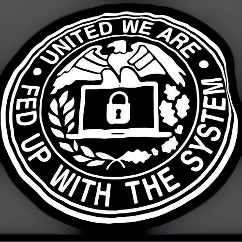 A seal with the words