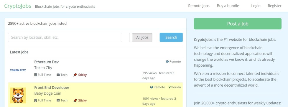 Crypto Jobs