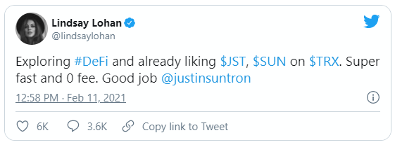 lindsay tweet