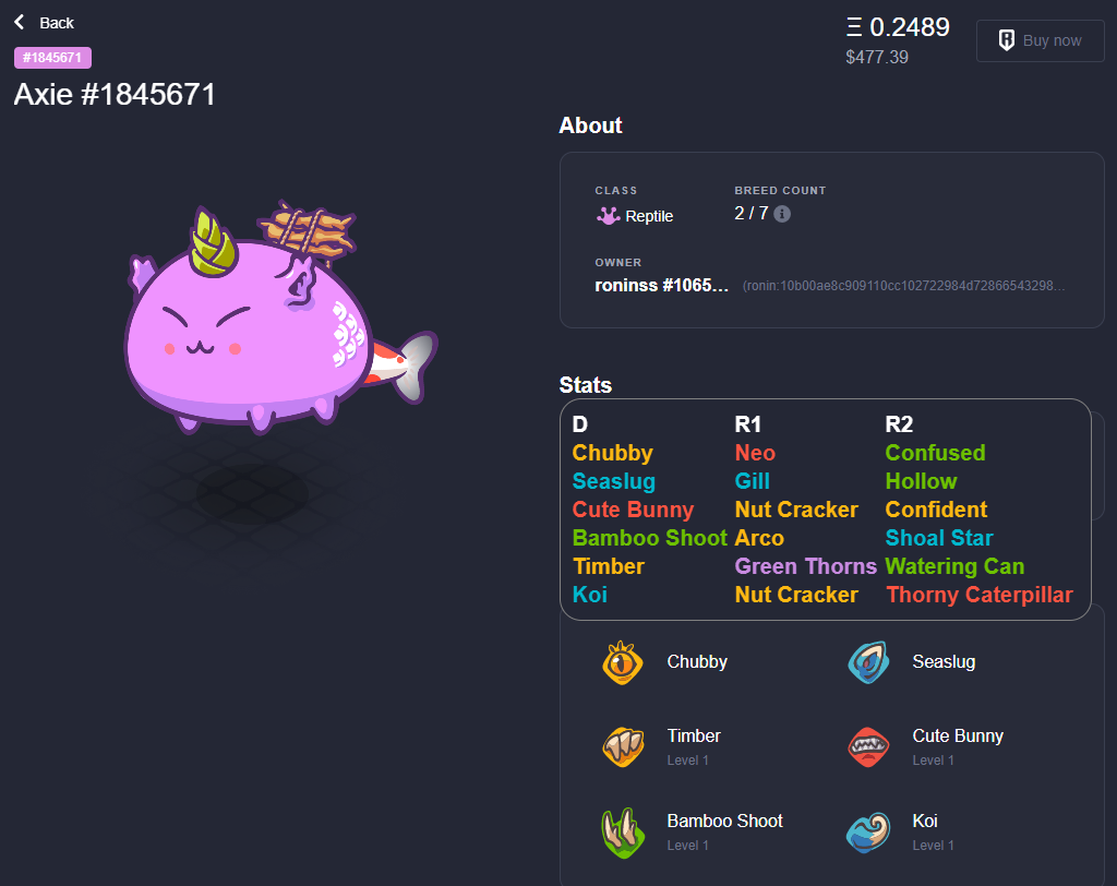 Axie Infinity Buying Guide