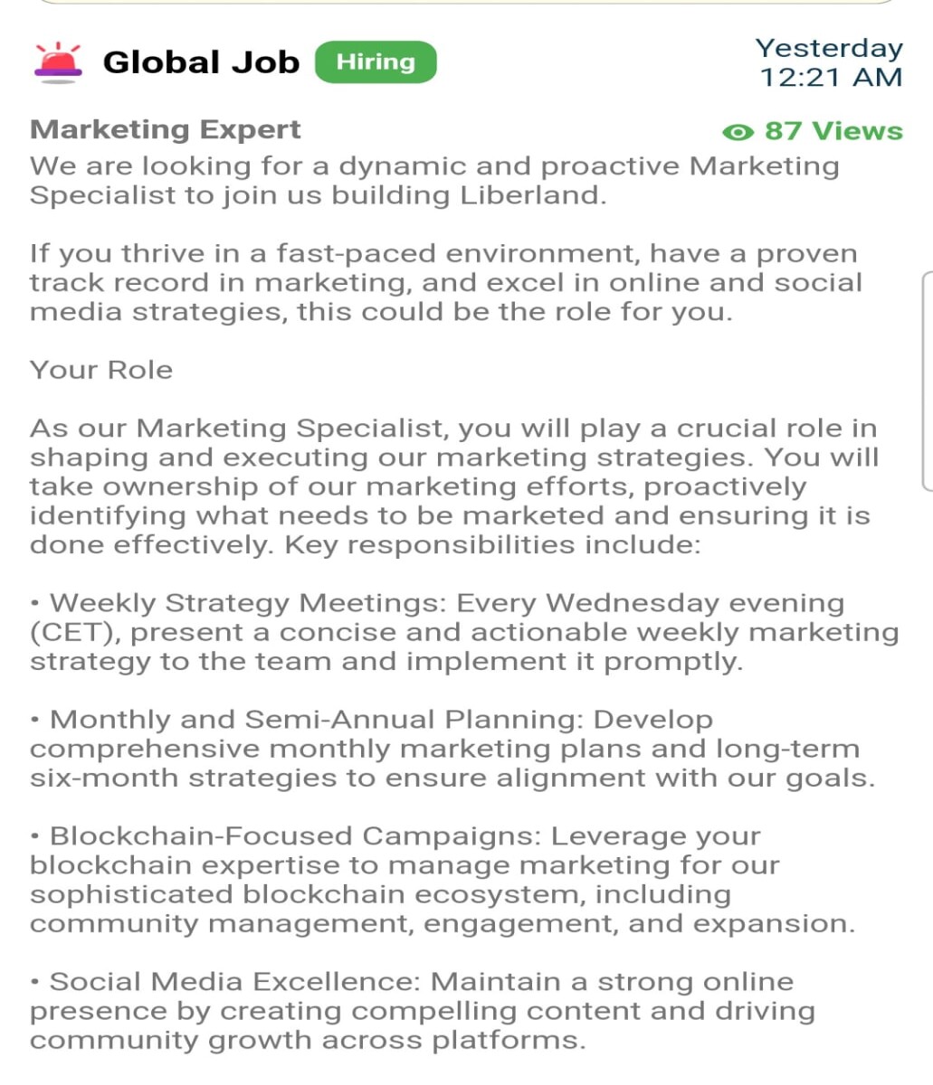 Job Advertisement: Marketing Specialist with Proven Track Record