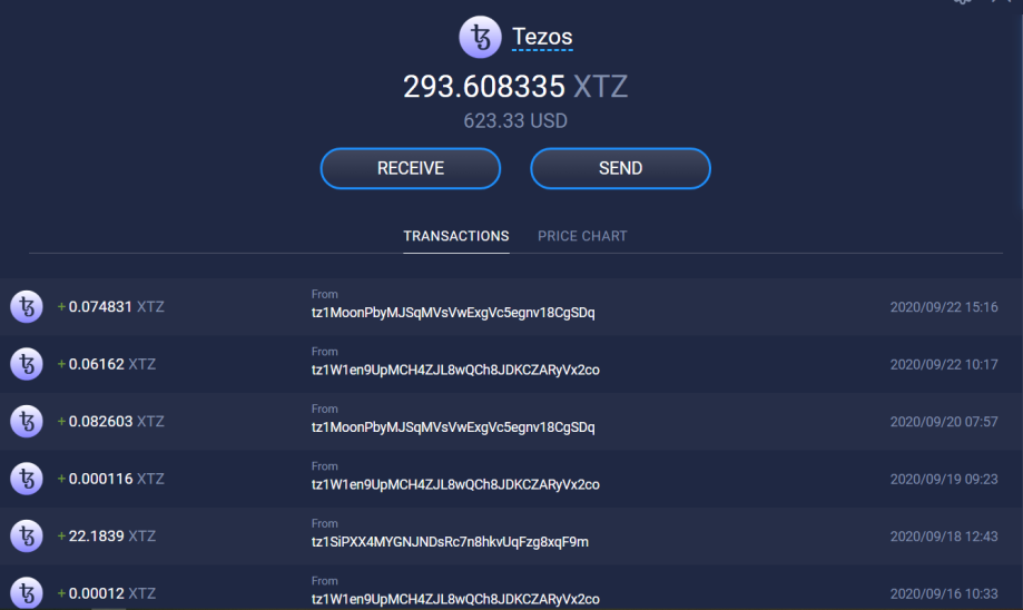 Tezos Staking Rewards - 10.04.20