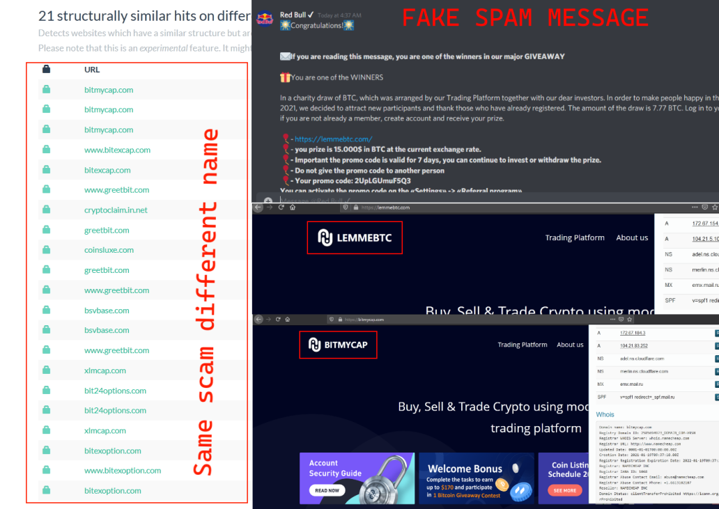 same scam different name
