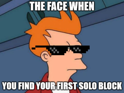 Feels when you find a block