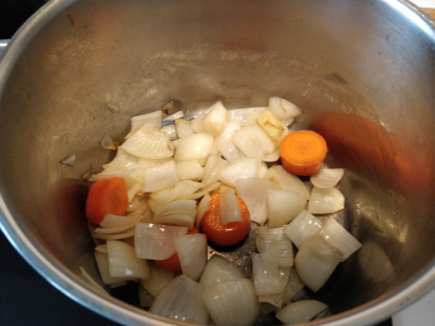 vegetables cooking